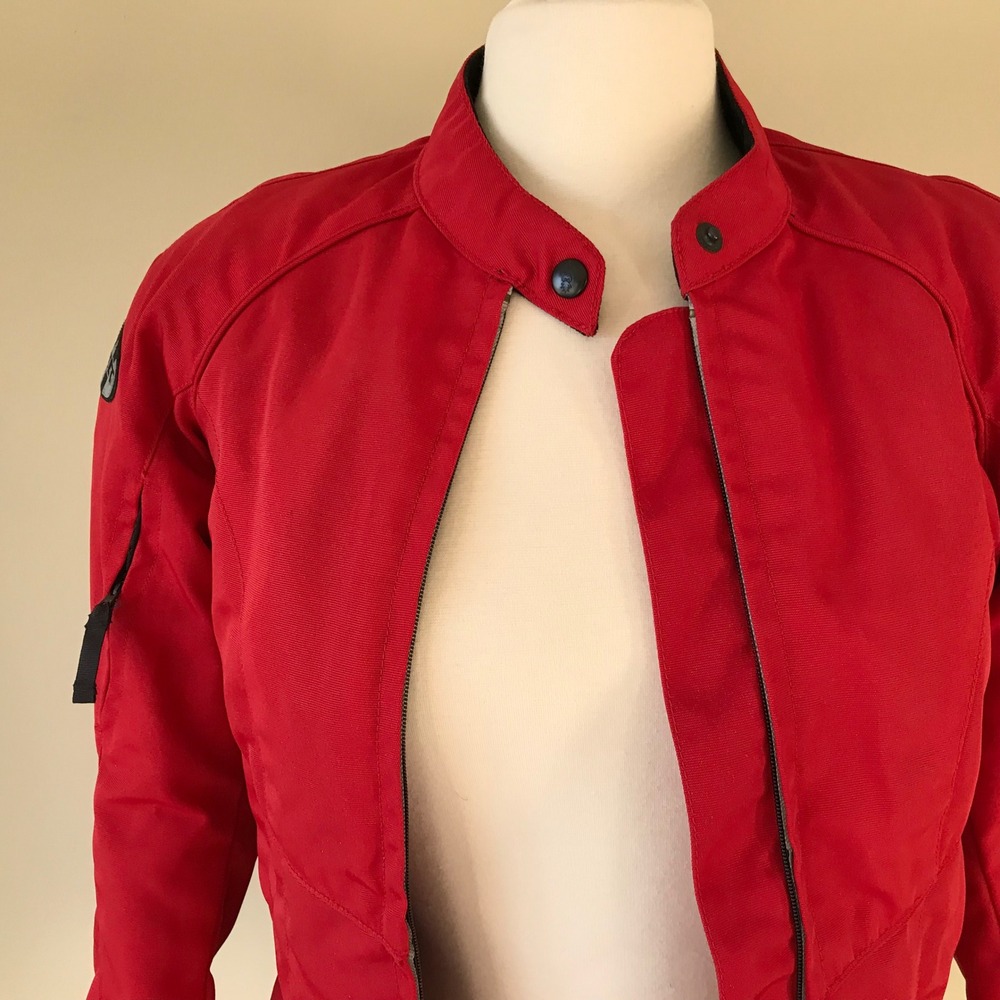 Joe Rocket Women's Red/Black Motorcycle Jacket Size S